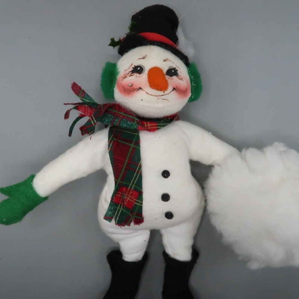 Annalee 1996 7" Makin' Friends Snowman 7509 Figure‎ Holiday Snowball Winter Pose